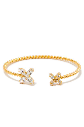 Crystal Star Bracelet, 18k Gold & Swarovski Crystal